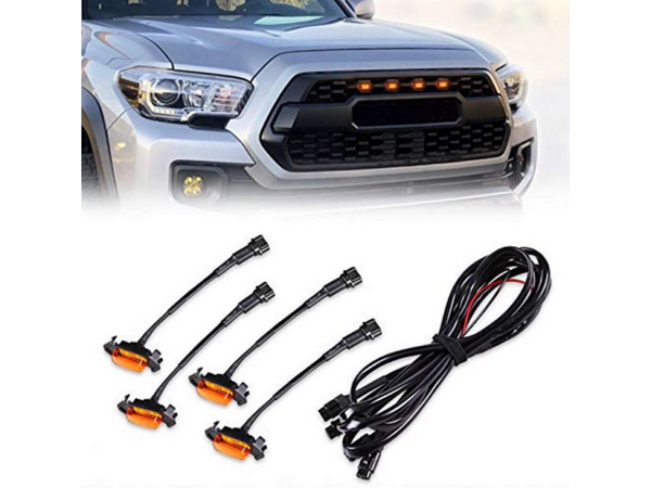 Trd Pro Grille Raptor Led Light Kit - W/ Add A Fuse — 16-23 Toyota Tacoma