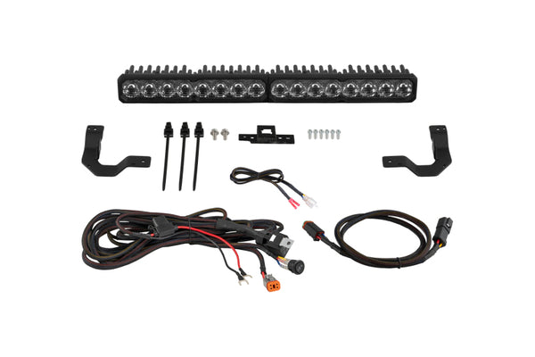 TRD Grille Lightbar SS20 Pro White Driving 6000K — 2024-2026 Toyota Tacoma