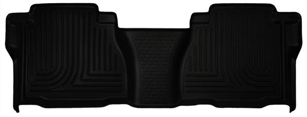 Ext Cab WeatherBeater Black 2nd Seat Floor Liners Crew Cab — 07-13 Toyota Tundra