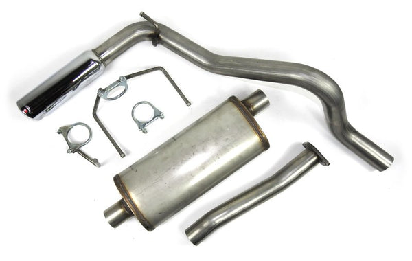 All 3.5L 409SS Pass Side Single Exit Cat-Back Exhaust — 16-20 Toyota Tacoma