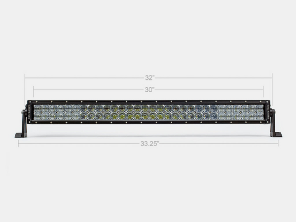 Stealth Bumper Second 32In Light Bar With Relocation Mounts - Combo — 16-23 Toyota Tacoma