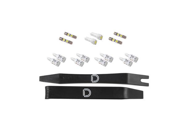 Interior LED Kit Cool White Stage 2 — 14-18 Toyota Tundra