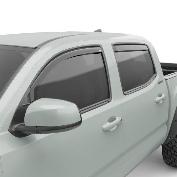 In-Channel Window Visors - Smoked (575081) — 2016-2017 Toyota Tacoma