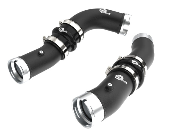 BladeRunner 2.5in & 3in Aluminum Hot & Cold Charge Pipe Kit - Black — 2024+ Toyota Tacoma