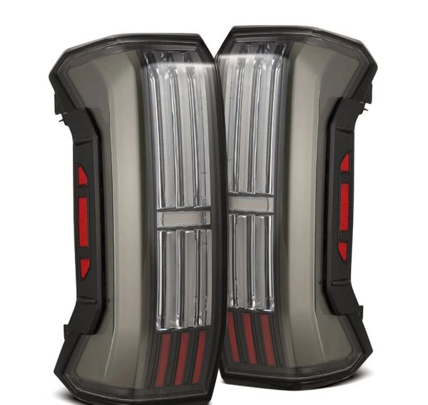 NOVA-Series Prismatic LED Tail Lights - Black — 22-24 Toyota Tundra