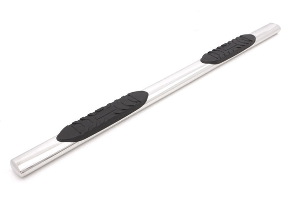 CrewMax 5in. Oval Straight SS Nerf Bars - Polished — 07-17 Toyota Tundra