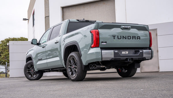 3.4L V6 (Inc. Hyb.) Ext. Cab/STD Bed/145.7in WB ATAK Cat-Back - Carbon — 22-24 Toyota Tundra