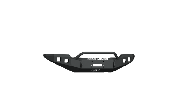 Stealth Front Winch Bumper w/Pre-Runner Guard - Tex Blk — 16-20 Toyota Tacoma