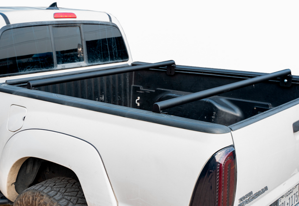 Bed Bars - Flat Bars - Powder Coat Finish — 05-23 Toyota Tacoma