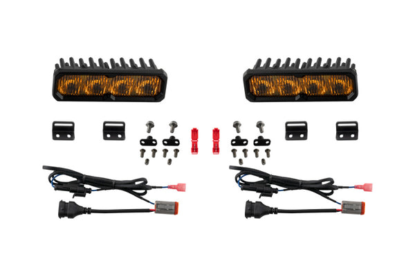 Fog SS6 Sport LED Kit Yellow 3000K — 2022-2026 Toyota Tundra