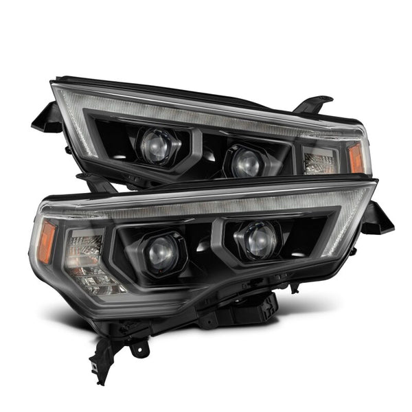 LUXX LED Proj Headlights Black w/Activ Light/Seq Signal/DRL — 14-20 Toyota 4Runner