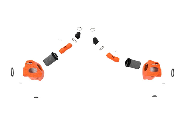 V6-3.5L (tt) Momentum GT Cold Air Intake System w/ Pro 5R Filter - Orange — 2022 Toyota Tundra