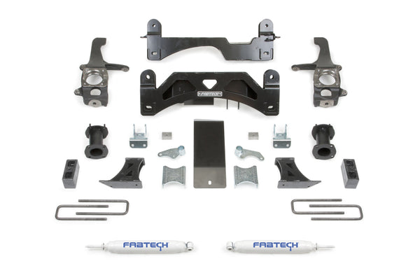 2WD/4WD 6in Basic Sys w/C/O Spacers & Perf Rr Shks — 16-21 Toyota Tundra