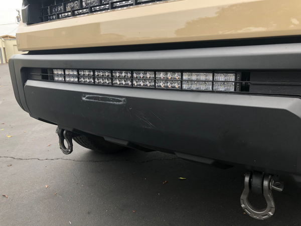 32In Lower Bumper Hidden Led Light Bar Kit - Blue Backlight Small — 14-21 Toyota Tundra