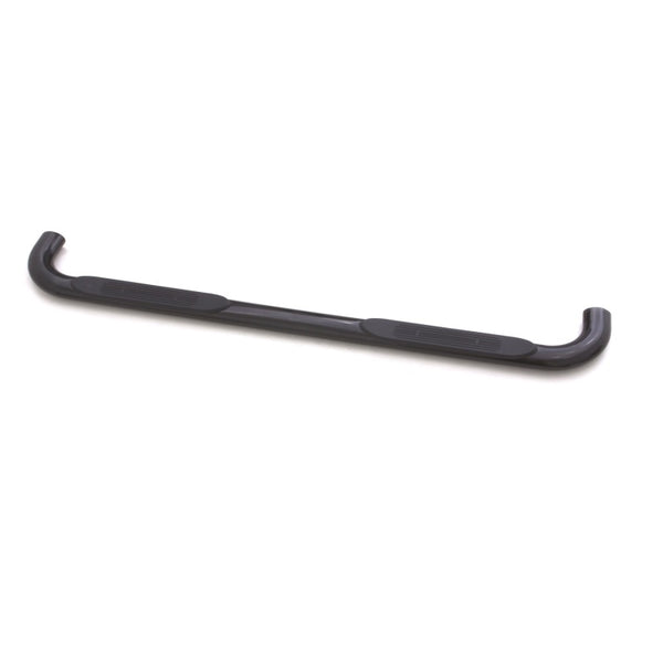 4in. Oval Curved Steel Nerf Bars Access Cab - Black — 05-17 Toyota Tacoma