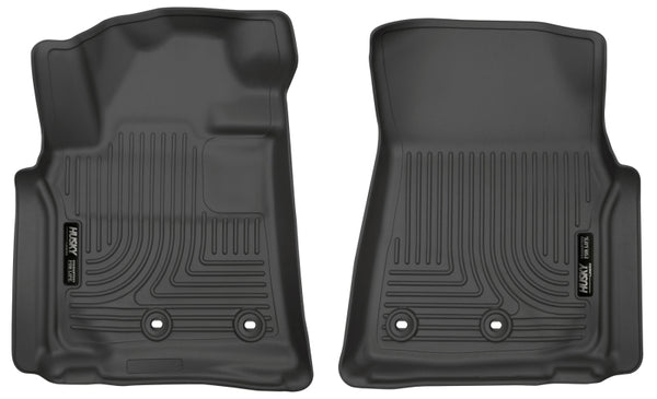 Lexus LX570 / 13-16 Weatherbeater Black Front Floor Liners — 13-16 Toyota Land Cruiser