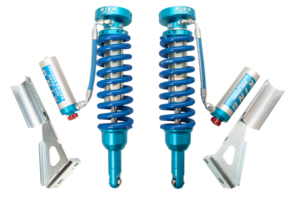 (6 Lug) Front 2.5 Dia Remote Res Coilover w/Adjuster (Pair) — 2005+ Toyota Tacoma