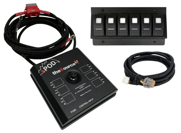 SourceLT w/ Red LED Switch Panel — 12-17 Toyota Tundra