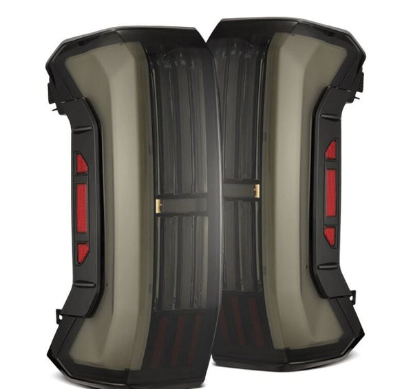 NOVA-Series Prismatic LED Tail Lights - Alpha-Black — 22-24 Toyota Tundra