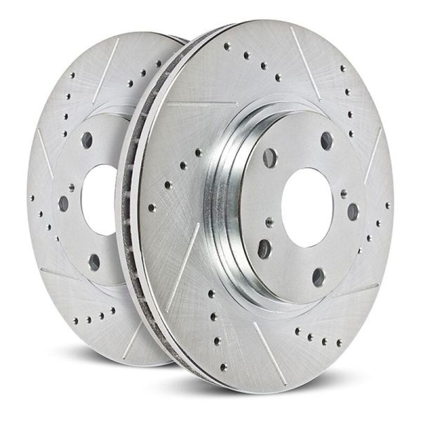 Drilled & Slotted Rotor (Pair) Front — 23-24 Toyota Sequoia