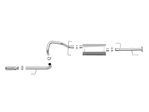 MACHForce XP 2.5in 304-SS Exhaust Cat-Back w/ Polished Tip V6-4.0L — 10-20 Toyota 4Runner