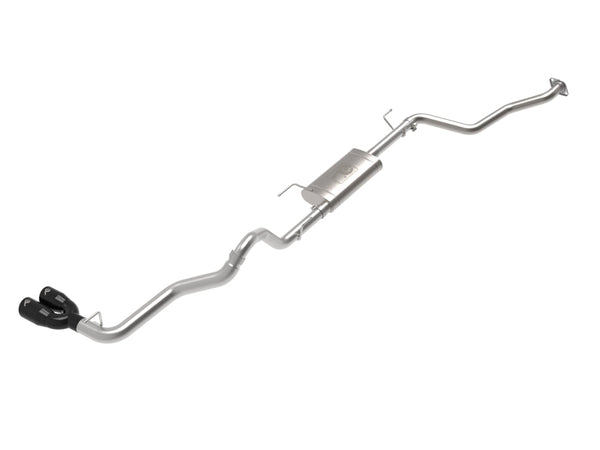 L4 2.4L Vulcan Series 2.5-3in 304 SS Steel Cat-Back Exhaust w/Black Tips — 2024 Toyota Tacoma