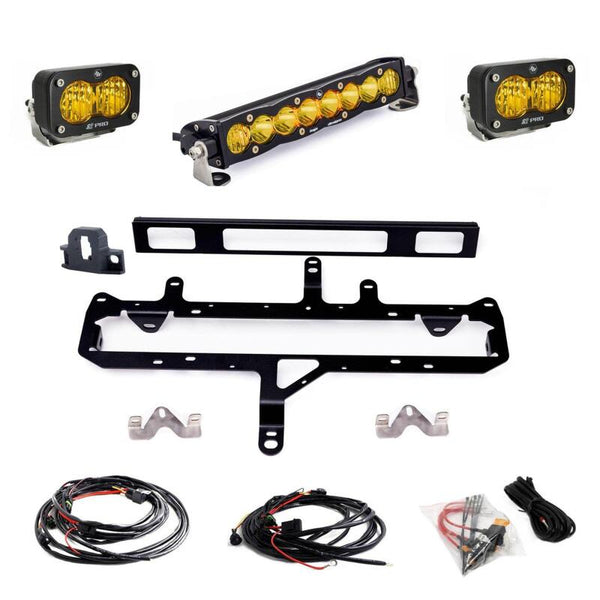 S8 10in Light Bar S2 Pro TRD Pro Grille Conversion Light Kit — 2024+ Toyota Tacoma