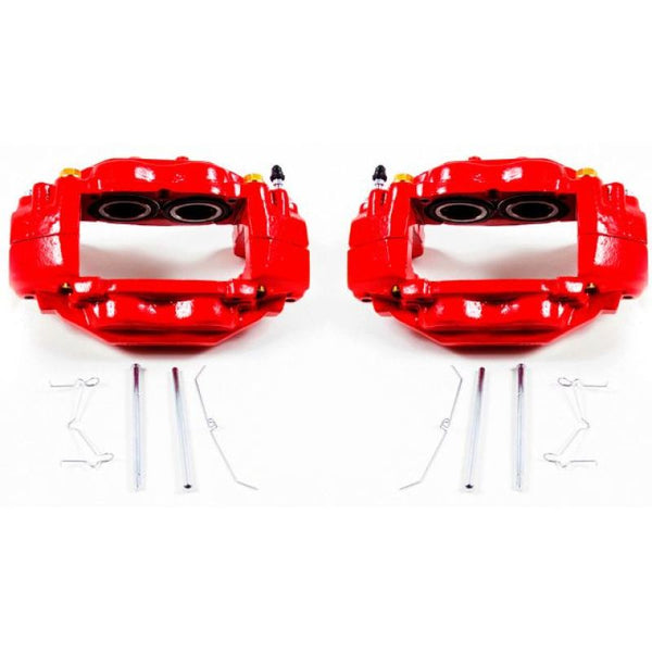 Red Calipers w/o Brackets Front - Pair — 08-15 Toyota Sequoia