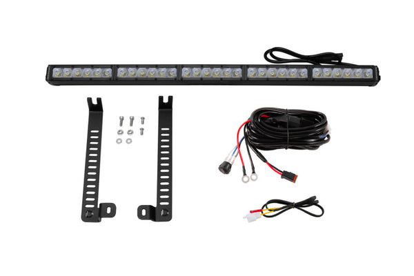 SS30 (Single) Stealth Lightbar Kit - White Driving — 14-19 Toyota 4Runner