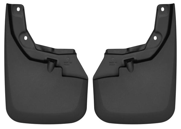 OE Fender Flares Custom Molded Front Mud Guards - Black — 16-22 Toyota Tacoma