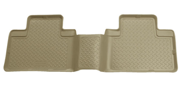 Classic Style 2nd Row Tan Floor Liners (One Piece Unit) — 01-06 Toyota Sequoia