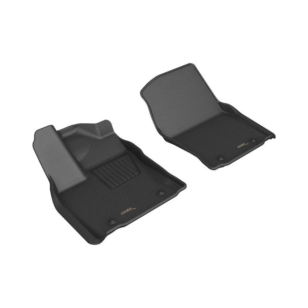 Crew Max Kagu 1st Row Floor Liner - Black — 2022 Toyota Tundra