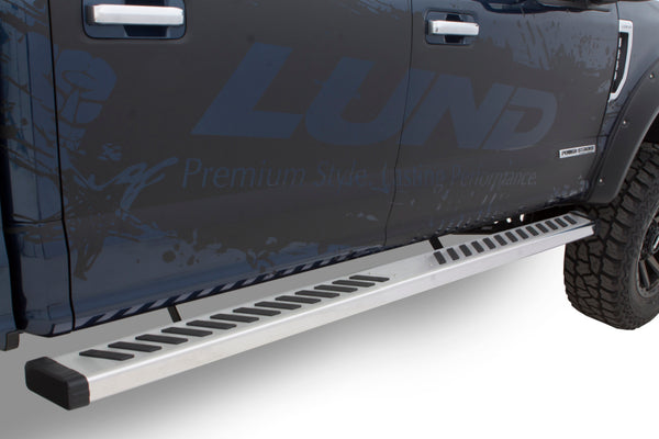 Summit Ridge 2.0 Running Boards Double Cab - Stainless — 05-17 Toyota Tacoma