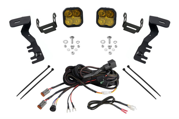 SS3 LED Ditch Light Kit- Pro Yellow Combo — 2024+ Toyota Tacoma