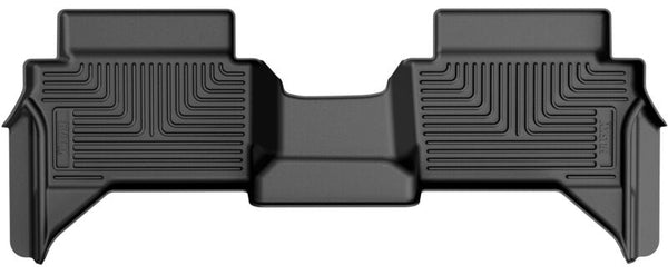 Pickup (Ex. Hybrid) X-act Contour Rear Floor Liner Crew Cab - Black — 2024 Toyota Tacoma