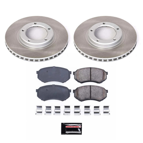 Semi-Coated Rotor Kit Front — 95-04 Toyota Tacoma