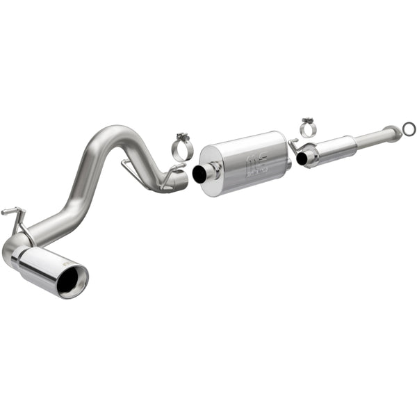 2.7L 3in Single Passenger Side Rear Exit Cat-Back Exhaust — 2016+ Toyota Tacoma