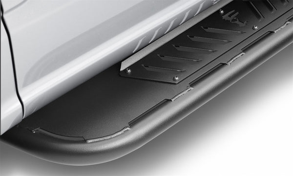 Crew Crab Roan Running Boards - Textured Black — 07-21 Toyota Tundra
