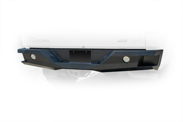Bumper Winch Ready Rear - Black Powdercoat — 07-13 Toyota Tundra