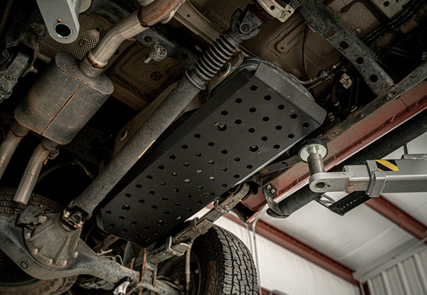 Dcsb Ac Fuel Tank Skid Plate - Steel Powder Coat — 05-23 Toyota Tacoma