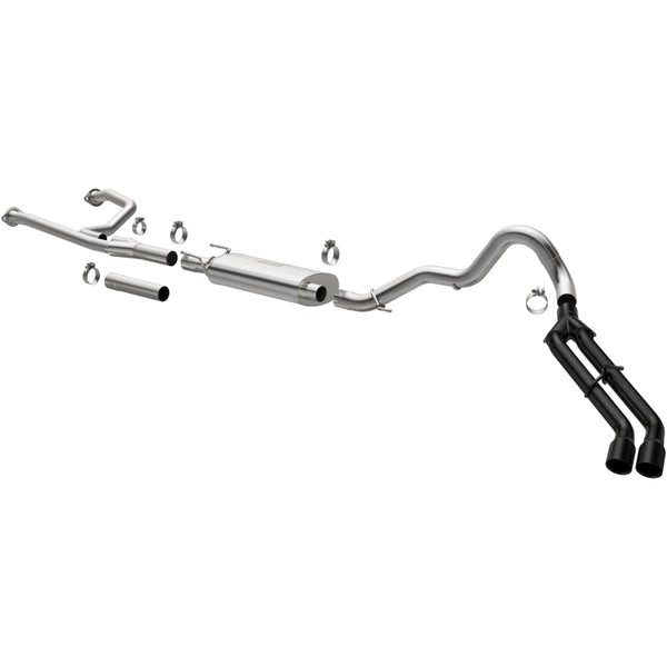 Street Series 3in Dual Driver Side Rear Cat-Back Exhaust — 22+ Toyota Tundra