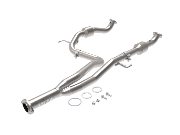 V6-3.5L Twisted Steel Y-Pipe w/ Cat — 16-17 Toyota Tacoma