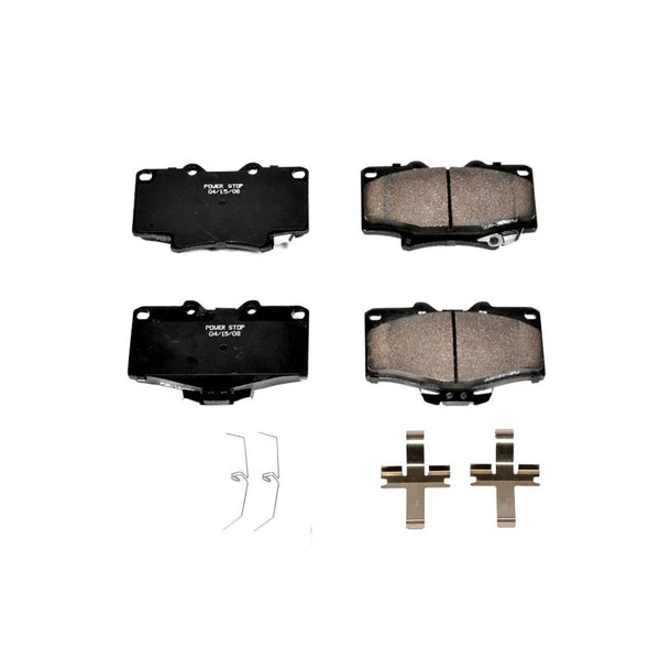 Z17 Evolution Ceramic Brake Pads w/Hardware Front — 91-95 Toyota 4Runner