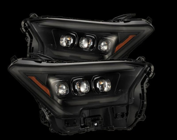 NOVA-Series Projector Headlights (Pair) - Alpha-Black w/Activation Light — 2024 Toyota Tacoma
