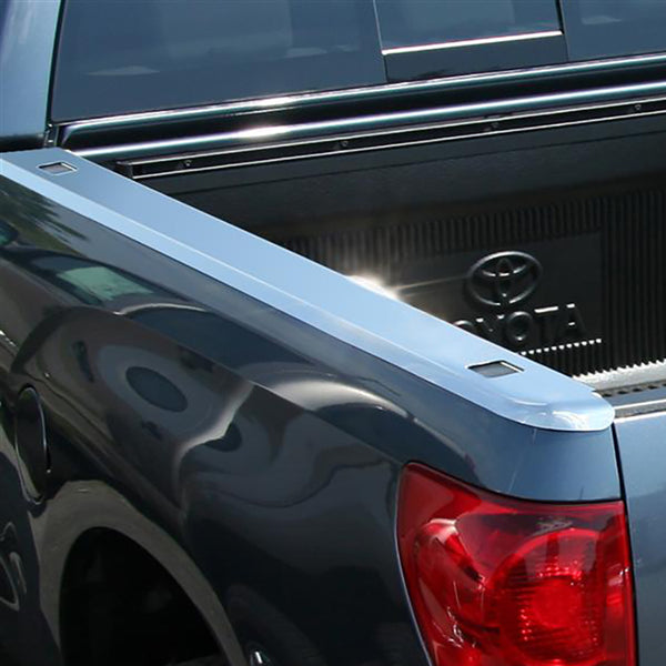 CrewMax - 5.5ft Bed Stainless Steel Skins (Holes) — 07-13 Toyota Tundra