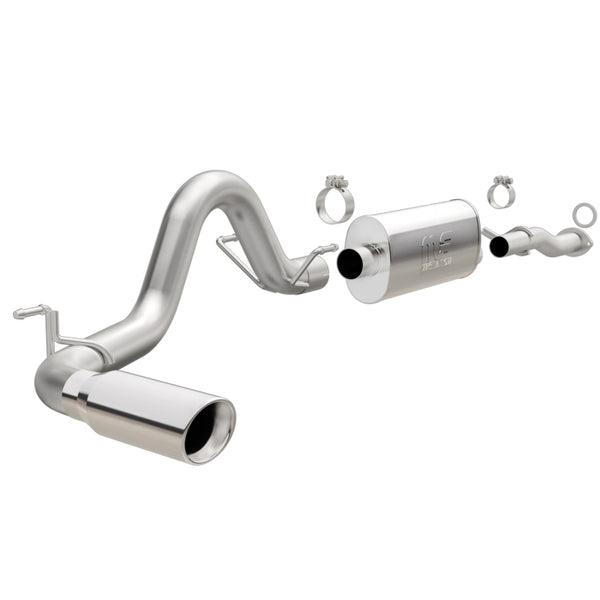 Cat-Back 3.5L V6 SS 3in Single Pass Side Exit Rear 4in Tip — 2016 Toyota Tacoma