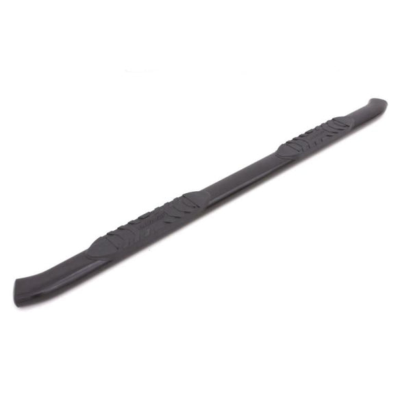 5in Oval Curved Steel Nerf Bars Double Cab - Black — 2005+ Toyota Tacoma
