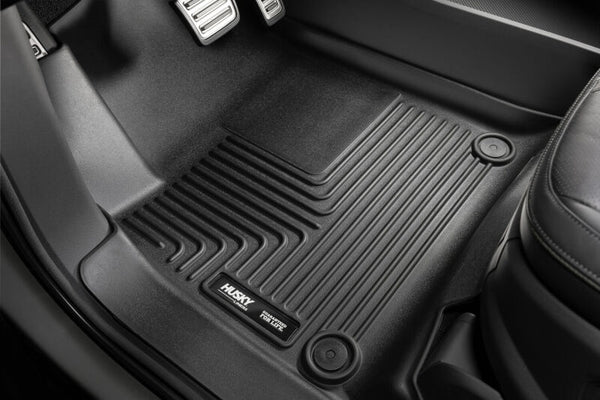 Pickup (Ex. Hybrid) X-act Contour Rear Floor Liner Crew Cab - Black — 2024 Toyota Tacoma