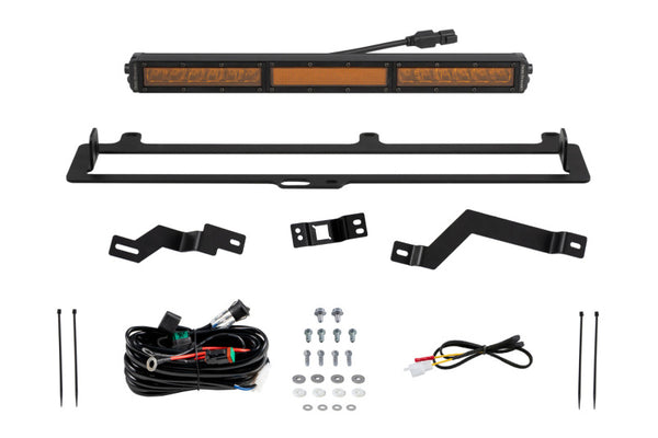 TRD Pro Grille Light Bar Kit - Amber Combo — 2022+ Toyota Tundra