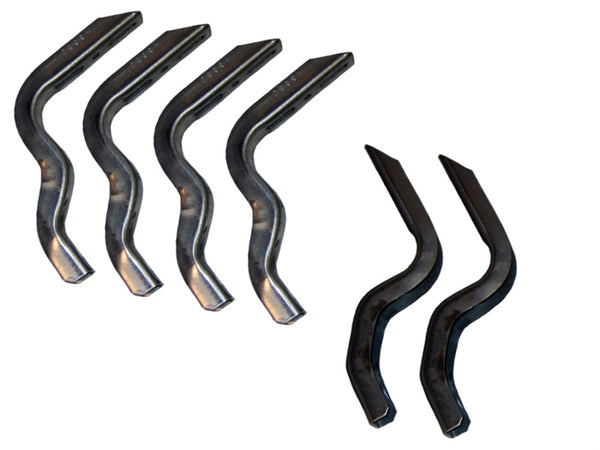 CrewMax EZ Running Board Mounting Bracket Kit - Brite — 07-17 Toyota Tundra